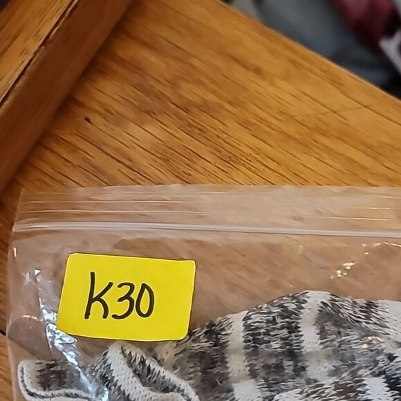 Cato Striped Long Sleeve Elbow Patches Knit Sweater Size Small - Picture 7 of 7